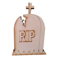 Figura Decorativa De Lápida Para Halloween -10 X 6 Cm (7628)