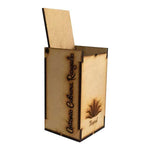 Caja Abatible Para Licor Con Grabado Y Calado Láser Personalizado
