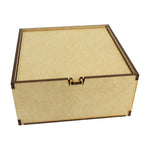 Caja Abatible Cuadrada Con Broche
