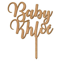 Perfecto cake topper para Baby Shoer personalizado -25x20 cm (7245)