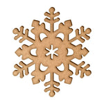 Copo de nieve navideño grande mdf3mm - 40 cm de diámetro (7624)