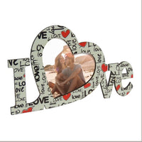 Porta Retrato Love Con Diseño Impreso
