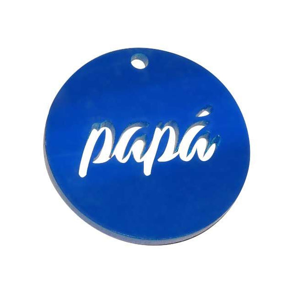 Llavero Para Papá Personalizado - 4 Cm De Diámetro