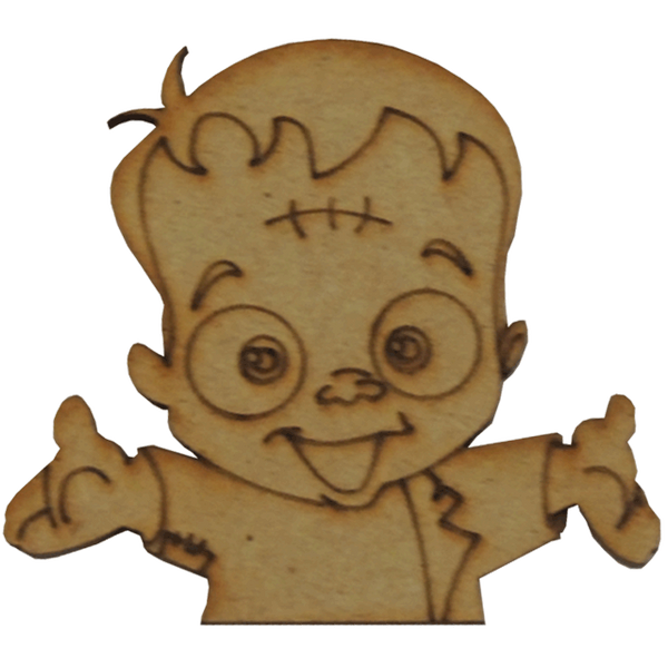 Figura Decorativa Para Halloween De Frankenstein Niño -10 X 11 Cm (1872)