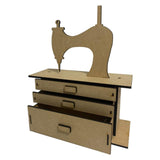 Adorno Costurero Maquina De Coser Personalizada